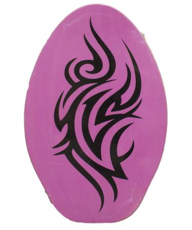 Sunspecs Rubber Top Wooden Skimboard with Slip Free Grip (No Wax Needed!) Pink 41 Inch