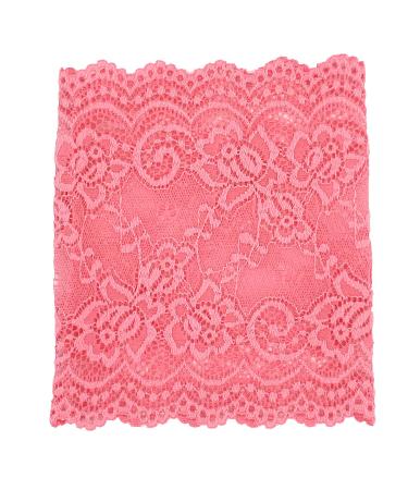 Picc Line Lace Sleeve Cover for Chemo Diabetes Freestyle Libre (CORAL PINK 6" LONG)