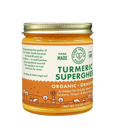 Certified Organic Turmeric Superghee 7.5 oz - Pure and Potent 7.5 Ounce Pack - Buy Online on GoSupps.com