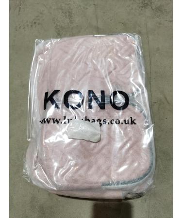Kono Large Weekender Travel Nappy Tote Bag - Stylish & Convertible for Mom and Dad | Insulated Pockets - Pink - Buy Online on GoSupps.com