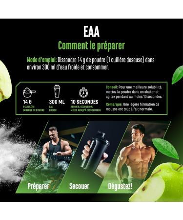  GEN GERMAN ELITE NUTRITION EAA Powder 532g (38 servings) - The 9 essential amino acids including histidine & BCAAs - Human Code Formula - Vegan - Very - Buy Online on GoSupps.com