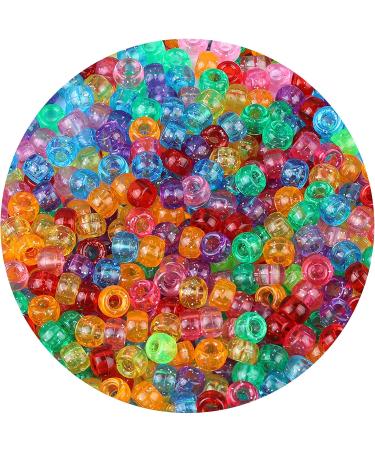 1602pcs Hair Braids Kit: Glitter Pony Beads, Elastic Bands, Quick Beaders - Glitter-Pink - Buy Online on GoSupps.com