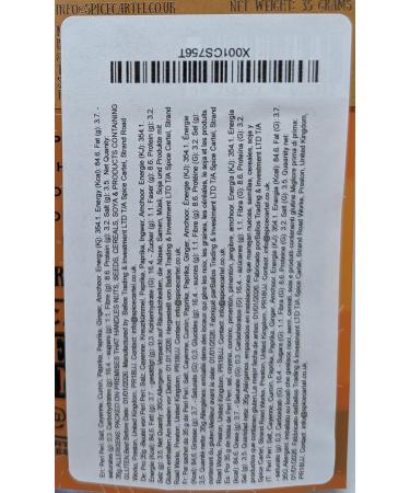 Spice Cartel Mozambican Peri Peri Seasoning | Handmade in the UK, 35g Resealable Pouch - Buy Online on GoSupps.com