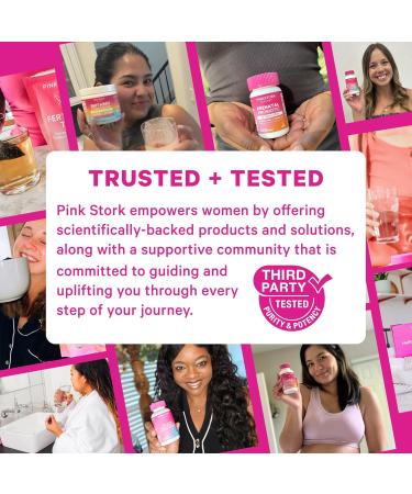 Pink Stork Total Postnatal Multivitamin + Postpartum Mood Support - Folate B12 Ashwagandha Chamomile Support Nutrition Postpartum Mood and Stress Bundle - Buy Online on GoSupps.com