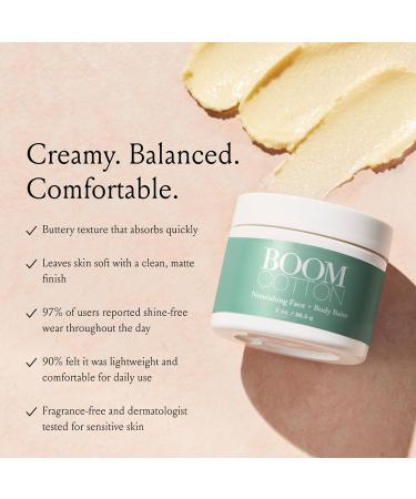 BOOM! by Cindy Joseph Boom Cotton- Shine Control Moisturizer- Organic Cruelty-Free Natural All-Day Facial Moisturizer for Mature and Sensitive Skin 2 oz - Buy Online on GoSupps.com