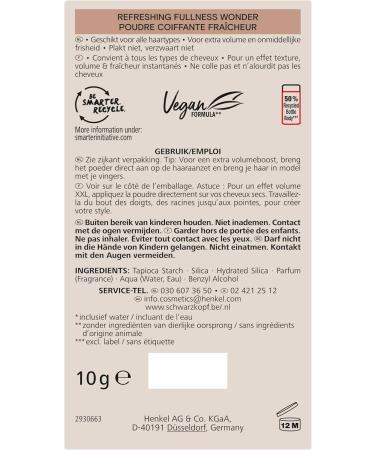 Schwarzkopf Taft Refreshing Fullness Wonder 2-in-1 Powder - 10 g - Buy Online on GoSupps.com