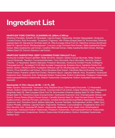 Anua 3-Step Glass Skin Beginner Set Double Cleansing with Facial Serum Oil Cleanser & Face Wash with Heartleaf Daily Routine with Niacinamide Korean Skincare Set - Buy Online on GoSupps.com