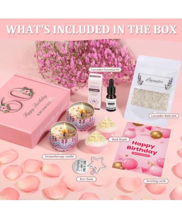 Pampering 60th Birthday Gift Set for Women - Relaxation Spa Hamper for Mum, Sister, Friend - Self Care Bath & Body Presents - Buy Online on GoSupps.com