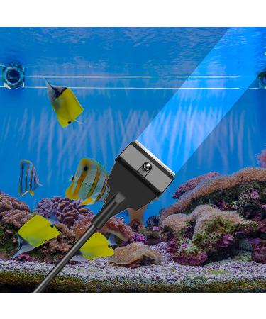 Stainless Steel Aquarium Algae Scraper Cleaner Tool Kit - 21.65 Inch Long Handheld Cleaning Tool for Fish Tank - Remove Thick Residue with 5 Blades - Ideal for Fish, Reef, and Plant Glass Tanks - Buy Online on GoSupps.com