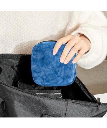 GIAPB Period Bag Sanitary Napkin Storage Bag Period Pouch Travel Makeup Bag Blue Natural Quartz Color1987 - Buy Online on GoSupps.com