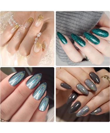 Duufin 36 Colors Nail Glitter Powder - Holographic Pigment for Nails, Body, and Crafts - Buy Online on GoSupps.com