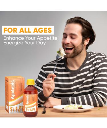 HERBOGANIC Apetenic Syrup - Appetite Booster Weight Gain Stimulant - A Natural Energy and Calorie Booster for underweight Men Women & Kids. (8 oz) 8 Ounce (Pack of 1) - Buy Online on GoSupps.com