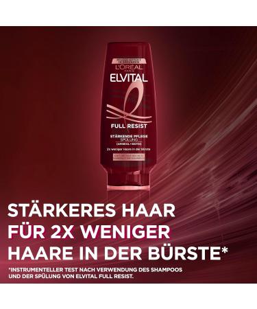  L'Oreal Paris L'Or al Paris Elvital Full Resist Power Booster Anti-hair loss conditioner for fragile and brittle hair with biotin 6 x 250 ml - Buy Online on GoSupps.com