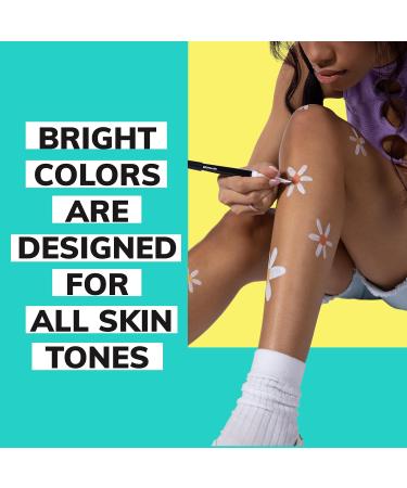 BIC BodyMark Body Art Markers Pastel Pop - 5-Count Assorted Colors Skin-Safe Cosmetic Quality Set - Buy Online on GoSupps.com