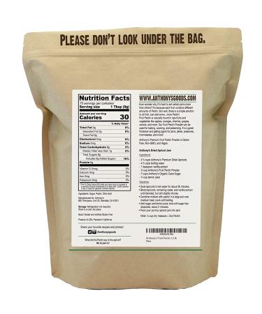 Anthony's Premium Fruit Pectin 1.5 lb - Gluten Free, Non GMO, Vegan - Buy Online on GoSupps.com