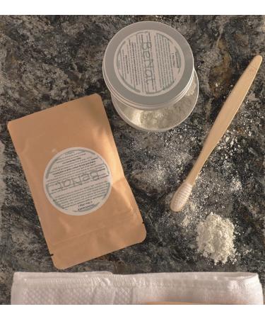 All Natural Refill Tooth Powder 1.8 oz | Teeth Whitening Gluten Free & Essential Oil for Bad Breath - Safe for Women Men & Kids - Buy Online on GoSupps.com