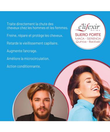 Elifexir | Strong Anti-Hair Loss Redensifying Hair Serum | Helps Reduce Hair Loss | Protection and Strength | With Maca | for Men and Women | 125 ml + Travel Size - Buy Online on GoSupps.com