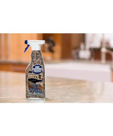Bar Keepers Friend Granite & Stone Cleaner & Polish (25.4 oz) - Natural & Manufactured Stone Quartz, Silestone, Marble Countertop Cleaner - Buy Online on GoSupps.com
