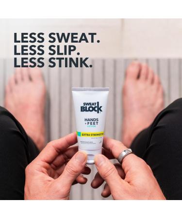 SweatBlock Antiperspirant Lotion for Hands & Feet Proven to Reduce Tough Sweating Reduce Hand & Foot Sweat & Smelly Feet Safe Effective Anti Sweat Lotion for Women & Men 50mL - Buy Online on GoSupps.com