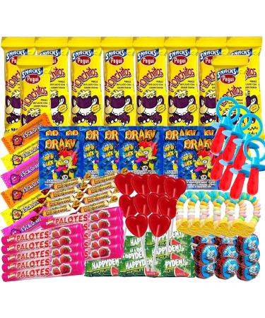 WikiMark Super Pack of Sweets Gluten Free Treats from Big Brands Including Monchitos Clocks Lollipops Pacifiers and Sweets for Christmas Children's Birthdays. (Box of 300)