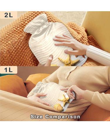 Buy Naanle Seesters Hating Back Transparent Hot Water Bottle 2L - Large Bed Warmers for Pain Relief | Hot & Cold Therapy - Buy Online on GoSupps.com