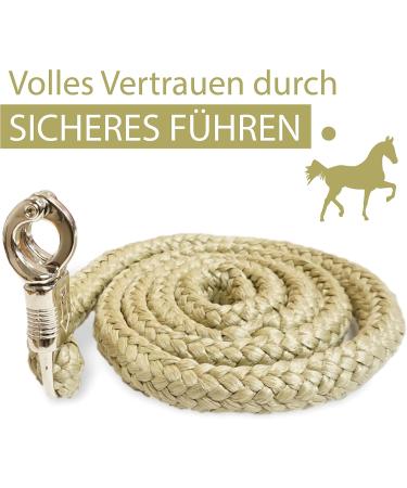 Buy Olive 1.60m Lead Rope with Panic Hook for Horses Ponies & Donkeys | Stylish Tie Rope Designs - Buy Online on GoSupps.com