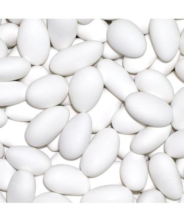 EinsSein Gracile 2 kg dull white wedding almond sweets | baptism communion celebrate party candybar | Gifts for wedding guests | Almond candy | Badem seker - Buy Online on GoSupps.com