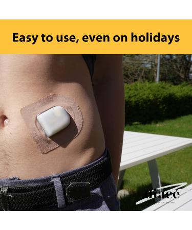 Diac Fixation Patch for Omnipod - 20 Nude Diabetes Patches for Omnipod Sensor | Blood Sugar Management Accessory - Buy Online on GoSupps.com