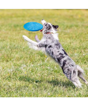 Buy Bite-Proof Dog Frisbee | 18 cm Natural Rubber Flying Disc | Ideal for Training Throwing & Water Play - Buy Online on GoSupps.com