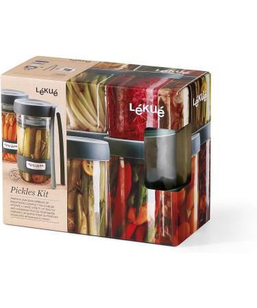 L ku - 3000100SURM017 Tool kit for preparing homemade pickles with container Green Single 700 ml Utensil Kit - Buy Online on GoSupps.com