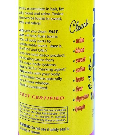 Jazz Total Detox Kiwi/Strawberry 10oz - Effective Body Cleansing Drink - Buy Online on GoSupps.com