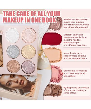 5-Layer Foldable Makeup Palette Set | 67 Shades for All Skin Tones | Portable & Long-Lasting Contour Blush Highlight Eyeshadow & Lipstick | Cherry Smoke - Buy Online on GoSupps.com