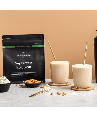 The Protein Works Soy Protein Isolate Powder 2kg - Chocolate Silk | 100% Plant-Based with No Added Sugar | Gluten-Free & Low Fat - Buy Online on GoSupps.com
