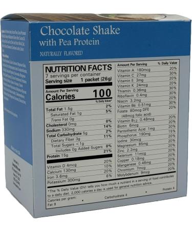 BariatricPal 15g Pea Protein Dairy-Free Shake - Chocolate (1-Pack) - Buy Online on GoSupps.com