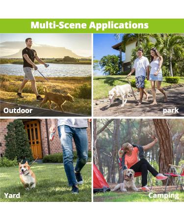 Dog Tensioning Cables for Camping Portable Reflective Overhead Trolley System for Dogs up to 136 kg | 15.2m/21.3m/30.5m | Ideal for Courtyards Parks & Outdoor Events - Buy Online on GoSupps.com