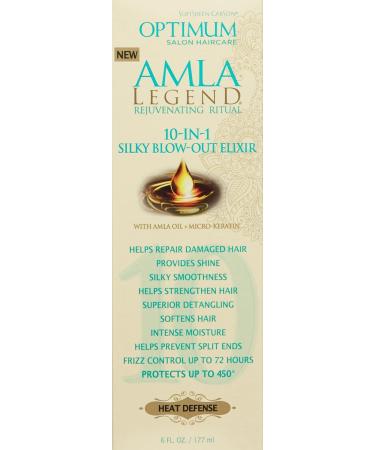 SoftSheen-Carson Optimum Salon Haircare Amla Legend 10-in-1 Silky Blow-Out Elixir 6 oz - Buy Online on GoSupps.com