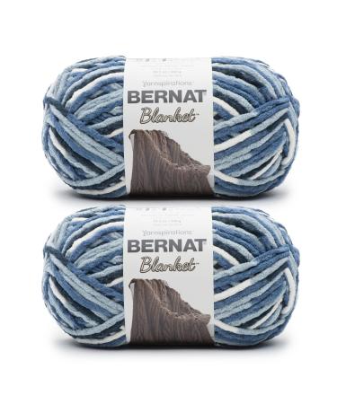 Bernat Blanket Sand Yarn - 2 Pack of 300g/10.5oz - Polyester - 6 Super  Bulky - 220 Yards - Knitting/Crochet