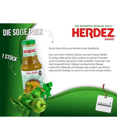 Buy Herdez Salsa Set - Salsa Verde Guacamole & Salsa Verpen (240g) | Authentic Mexican Sauces | Pack of 3 - Buy Online on GoSupps.com