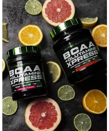 Scitec Nutrition BCAA + Glutamine Xpress Powder 600g Apple - Pack of 1 - Buy Online on GoSupps.com