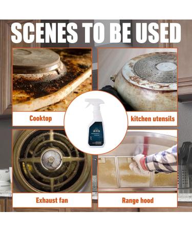 Kitchen Cleaner Spray Kitchen Grease Cleaner Multi-purpose Kitchen Pot Cleaner Cream Cleaner Easy Clean Oven Cleaner - Buy Online on GoSupps.com