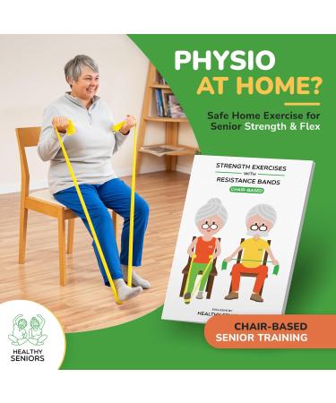 Chair Exercises for Seniors | Adjustable Resistance Bands & Exercise Guide | Fitness Equipment for Elderly & Therapy Aids - Buy Online on GoSupps.com