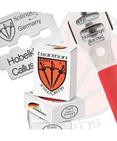 3 Swords Germany - Brand quality 100 pieces (10x10) replacement refill blades spare blades for corn plane callus remover shaver cutter - Made in Solingen (140) - Buy Online on GoSupps.com