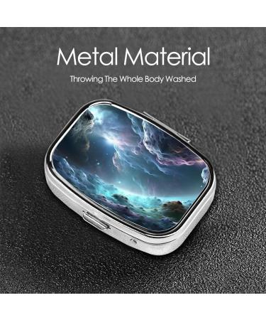 3D Graphics Universe Space Printed Pill Box - Portable Travel Medicine Organizer - Buy Online on GoSupps.com