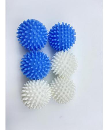 Wohlstand 6 pieces dryer balls for tumble dryers dryer balls dryer ball dryer ball washing ball for fluffy clothes cleaning household laundry reusable - Buy Online on GoSupps.com