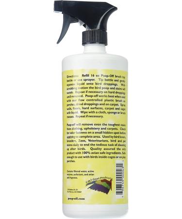Poop-Off Bird Poop Remover Sprayer 32 oz - Ultimate Solution for Clean and Spotless Surfaces - Buy Online on GoSupps.com