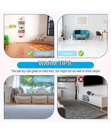 Extfans Katzenball mit LED - Interaktiver 360 Katzen Spielzeugball USB wiederaufladbar Blau - Zwei-Farben Elektrisch f r Katzen - Buy Online on GoSupps.com