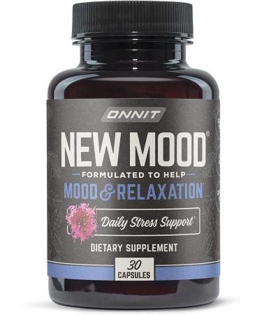 Onnit New Mood - Relaxation Supplement 30 Capsules for Mood Support - Buy Online on GoSupps.com