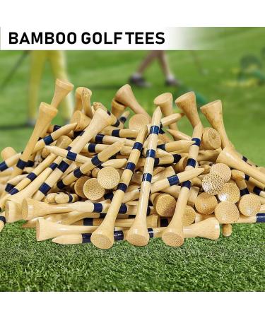 HUAEN Bamboo Golf Tees 150 Pack - 3-1/4 Inch Unbreakable Long Tees for Low Friction and Resistance - Buy Online on GoSupps.com