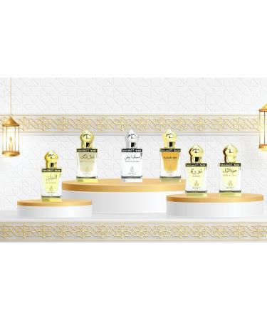 AYAT PERFUMES Perfumed Oil 12ml From Dubai | Musk Halal For Men and Women Alcohol Free | Perfume Extract/Attar For Long Lasting Scent | Arabian scent Made and Designed in Dubai (Noora) - Buy Online on GoSupps.com