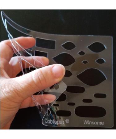 Cabtopia 3-Piece Lapidary Jewelry Design Templates - Strength, Temptation, Winsome - Buy Online on GoSupps.com